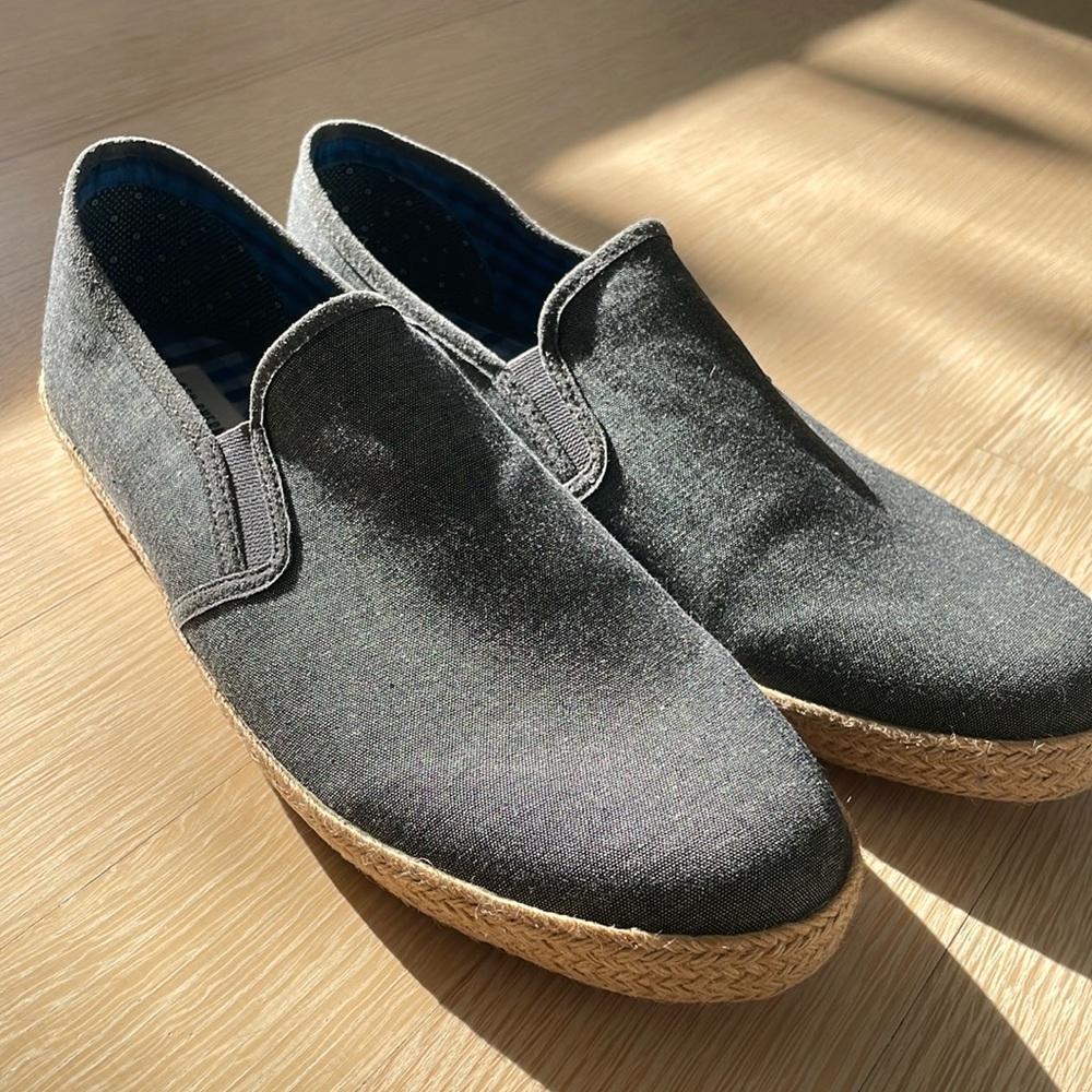 Ben Sherman Grey Slip On Shoe, Size 10.5/M